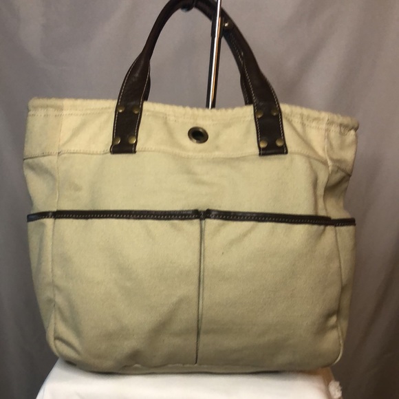LEVENGER beige colored tote. - Picture 5 of 12